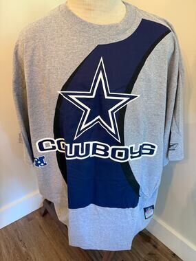 Dallas Cowboys Reebok NFL Team Apparel On Field Gray Men’s Short Sleeve Size 2XL